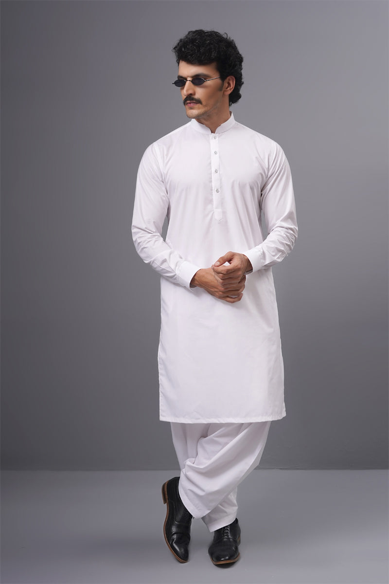 White Shalwar Kameez