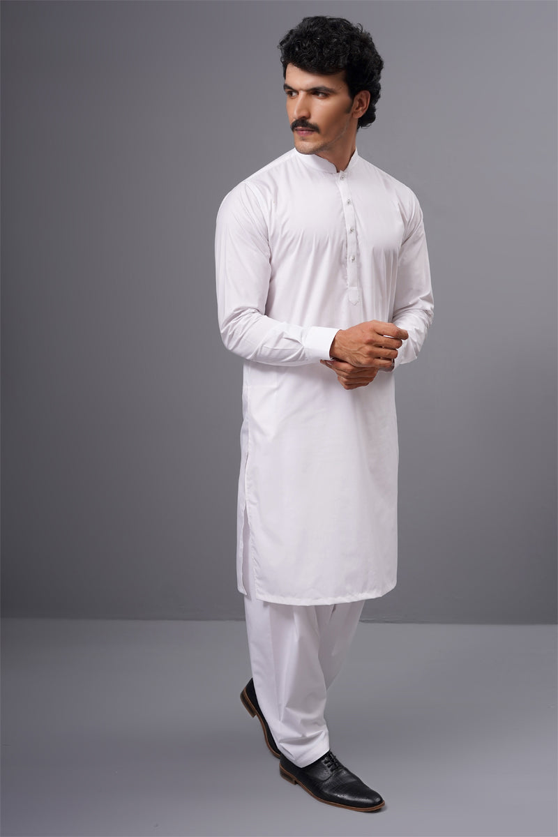 White Shalwar Kameez