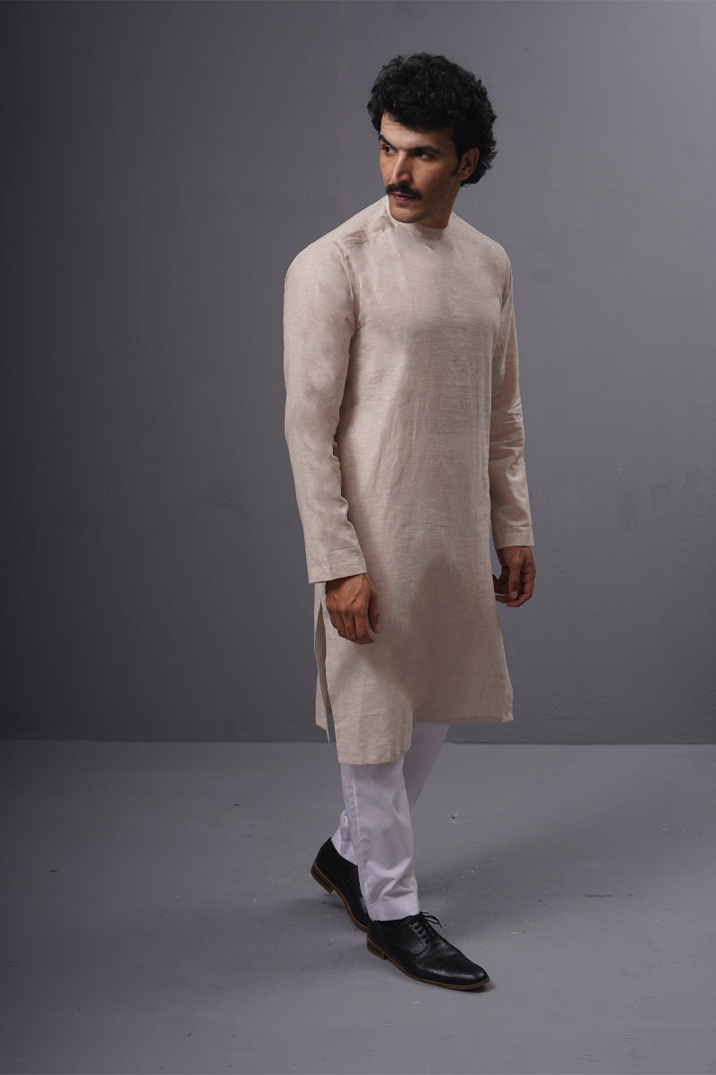 Foam Linen Texture kurta