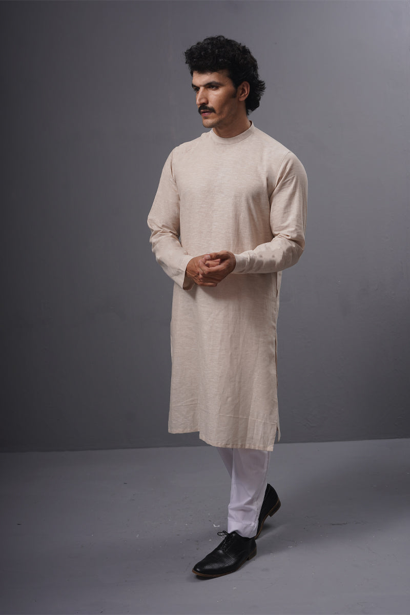 Foam Linen Texture kurta