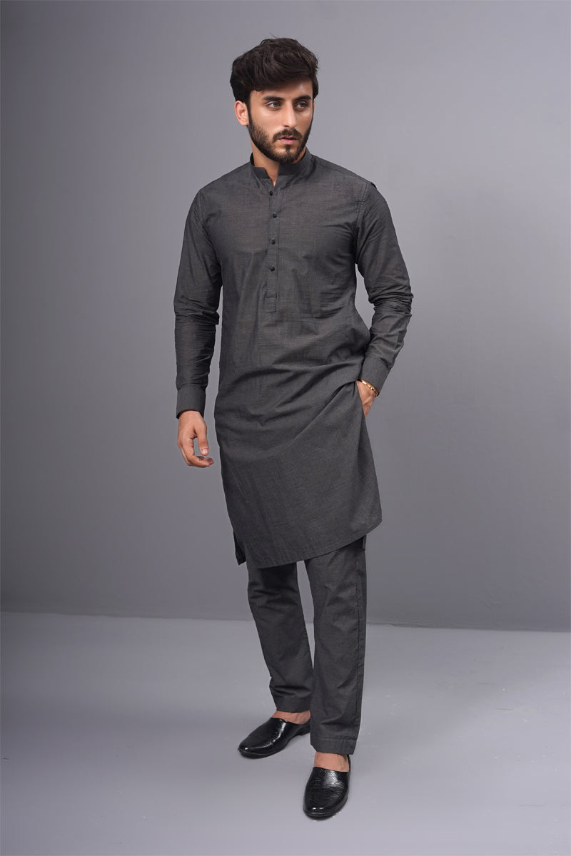 Gray Designer Kurta Pajama