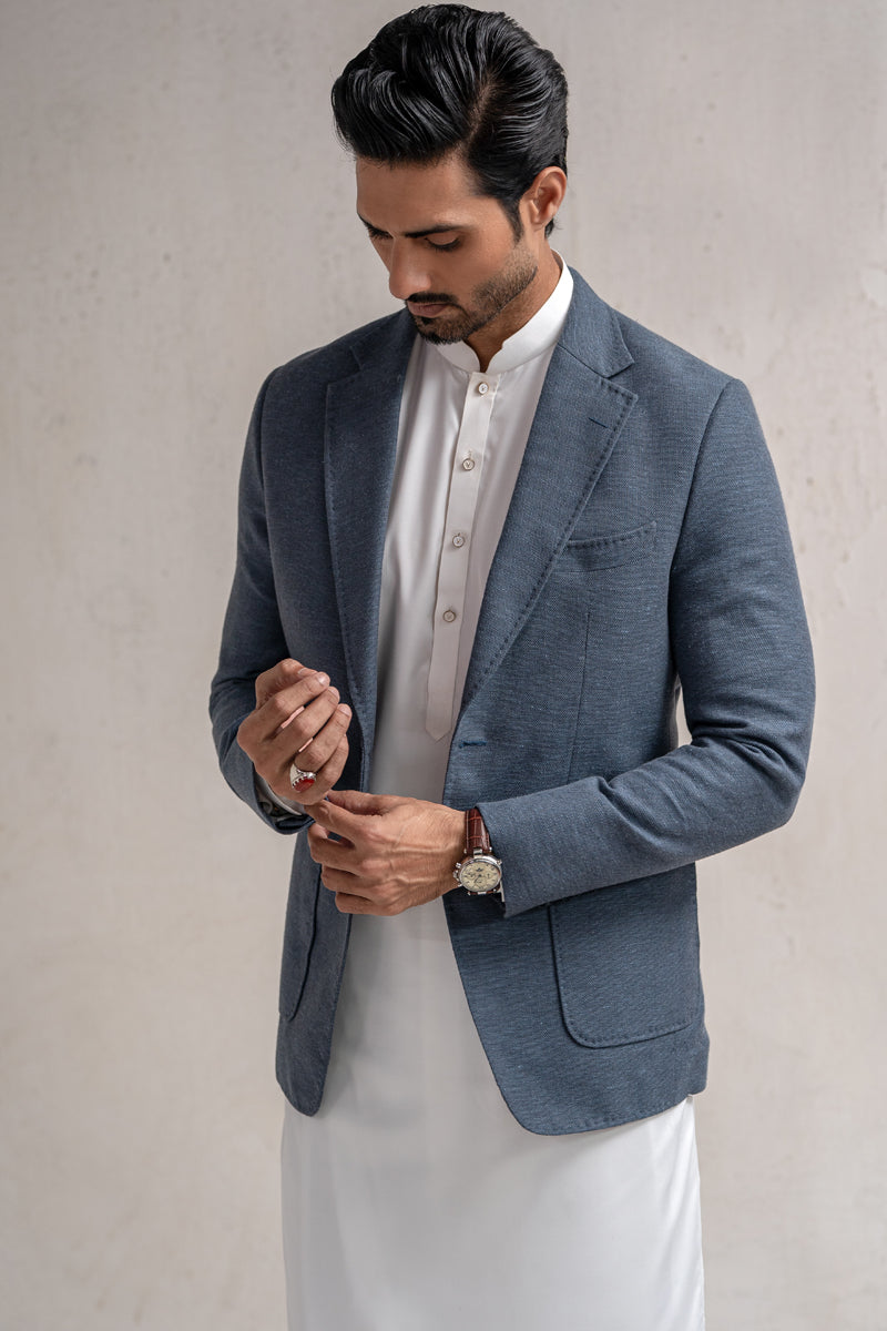 Blue Two Button Blazer