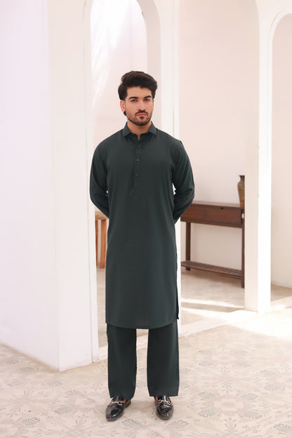 Dark Green Kurta Pajama