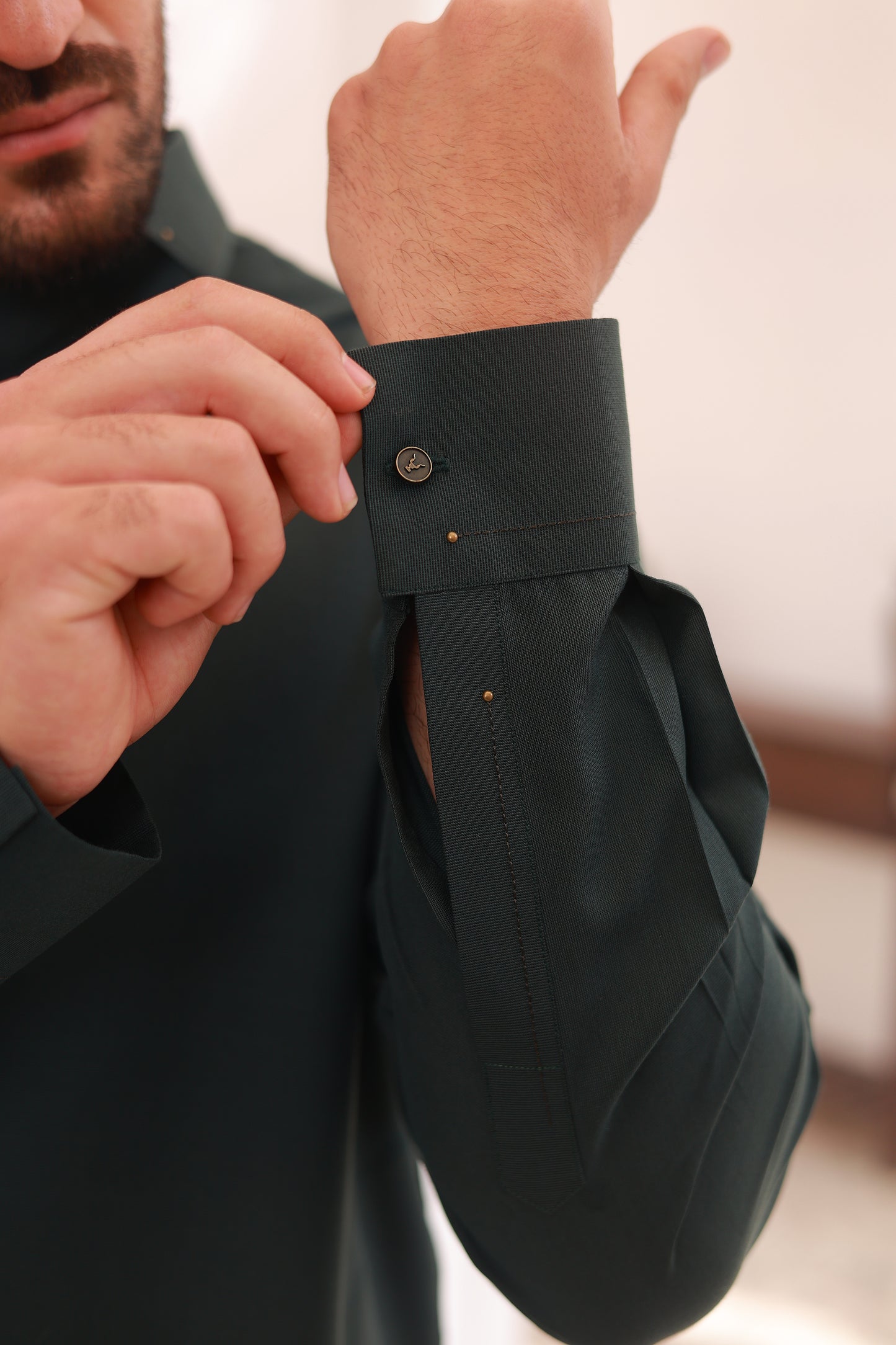 Dark Green Kurta Pajama