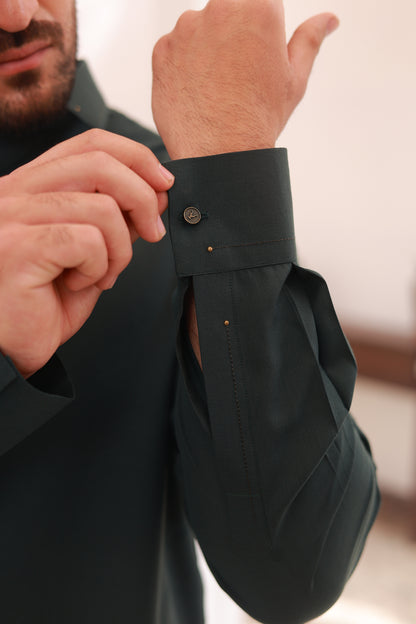 Dark Green Kurta Pajama