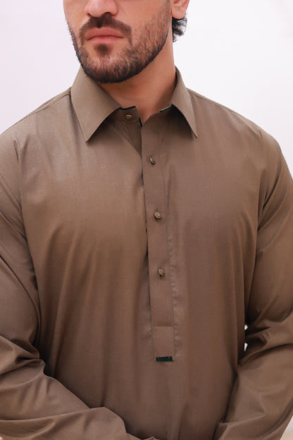 Moss Green Wash n Wear Kurta Pajama