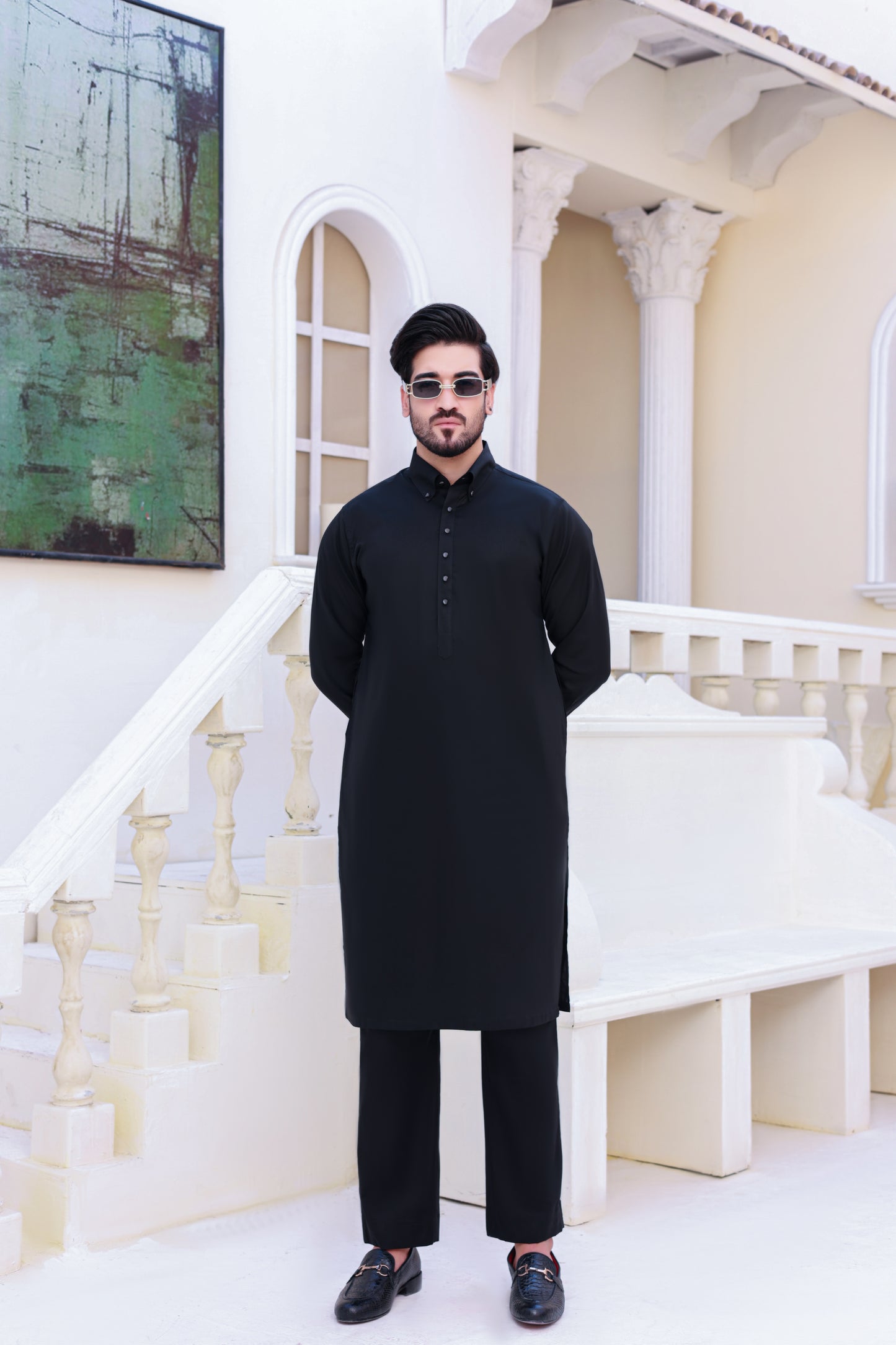 Black Classic Kurta Pajama