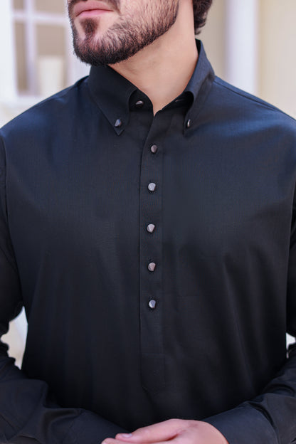 Black Classic Kurta Pajama