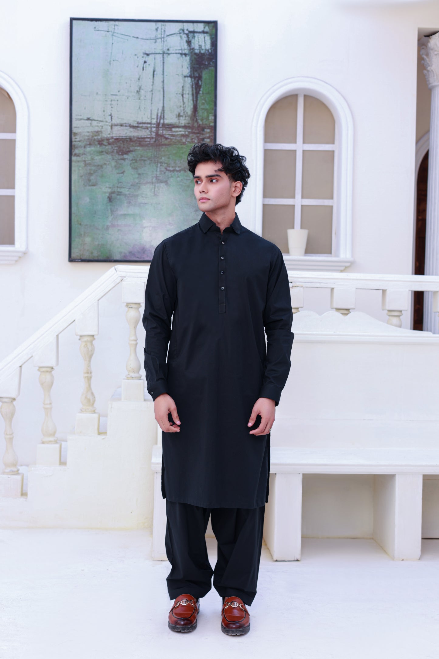 Classic Black Kameez Shalwar