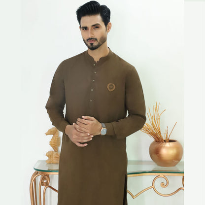 Coffee Brown Kameez Shalwar