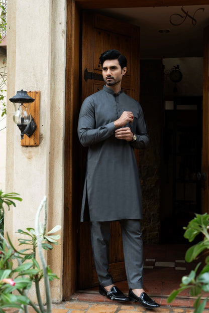 Silver Gray Kurta Pajama