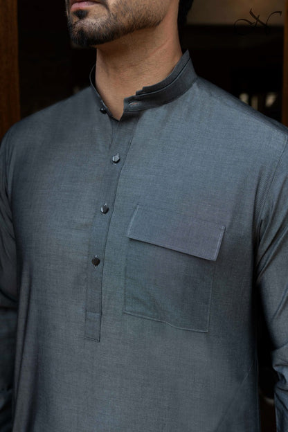 Silver Gray Kurta Pajama