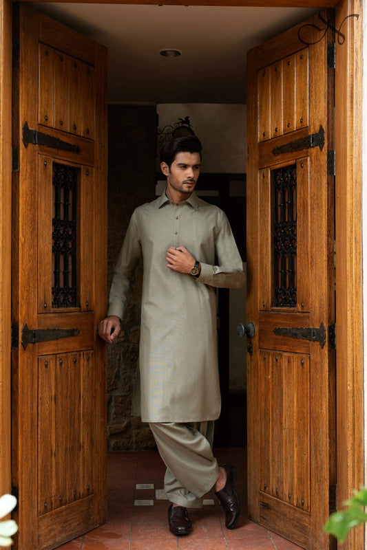 Mint Green Kameez Shalwar