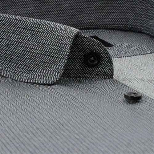 Black Herringbone shirt