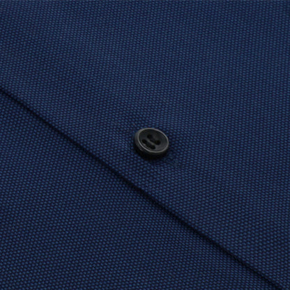 Navy Blue Self Shirt With logo