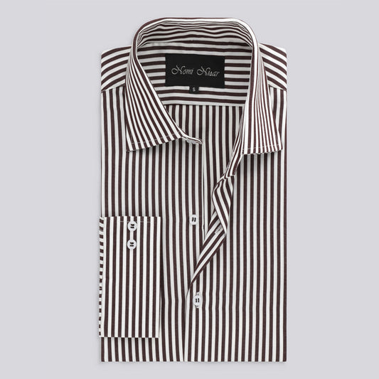 Brown Stripes Premium Shirt