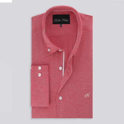 Pink Egyptiain Cotton Semi Formal Shirt