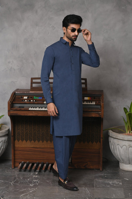 Blue Kameez Shalwar