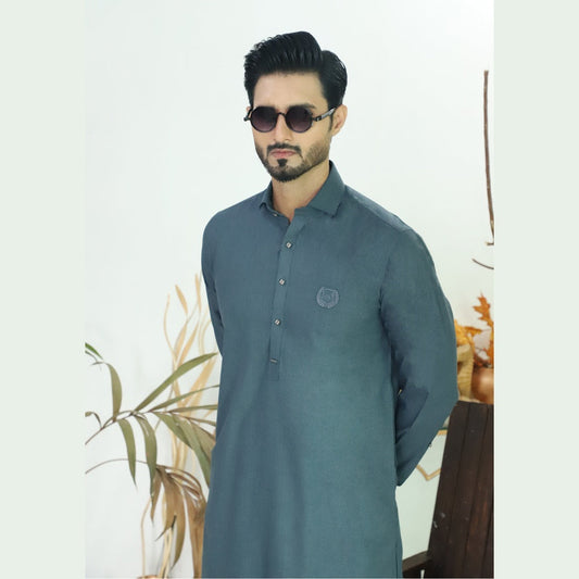 Sapphire Blue Kameez Shalwar