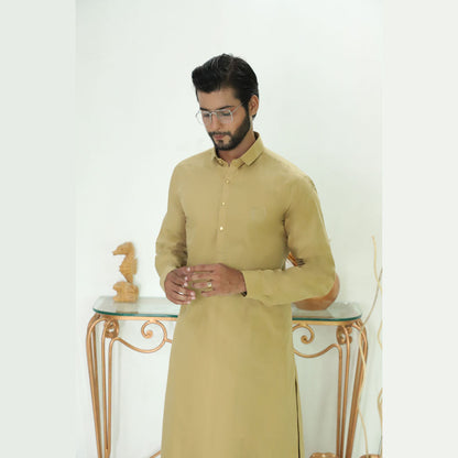 Mustard Kameez Shalwar