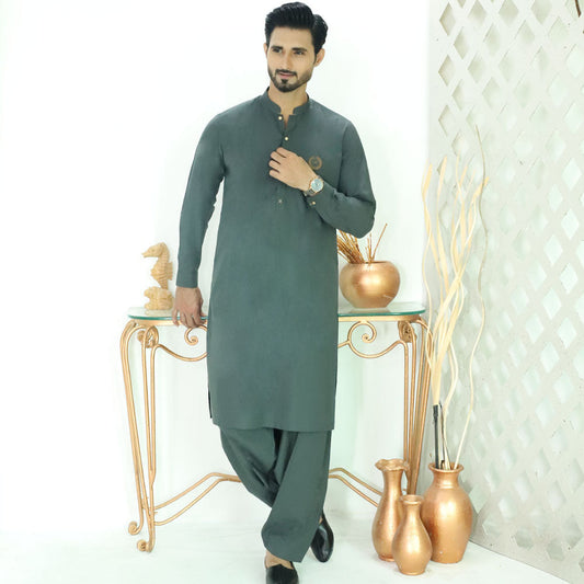 Emerald Green Kameez Shalwar