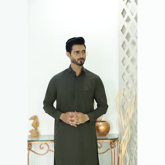 Emerald Green Kameez Shalwar